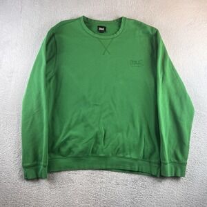 Everlast Sport Embroidered Long Sleeve Crewneck Sweatshirt Mens XL Green
